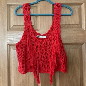 Zara Crochet Crop Top